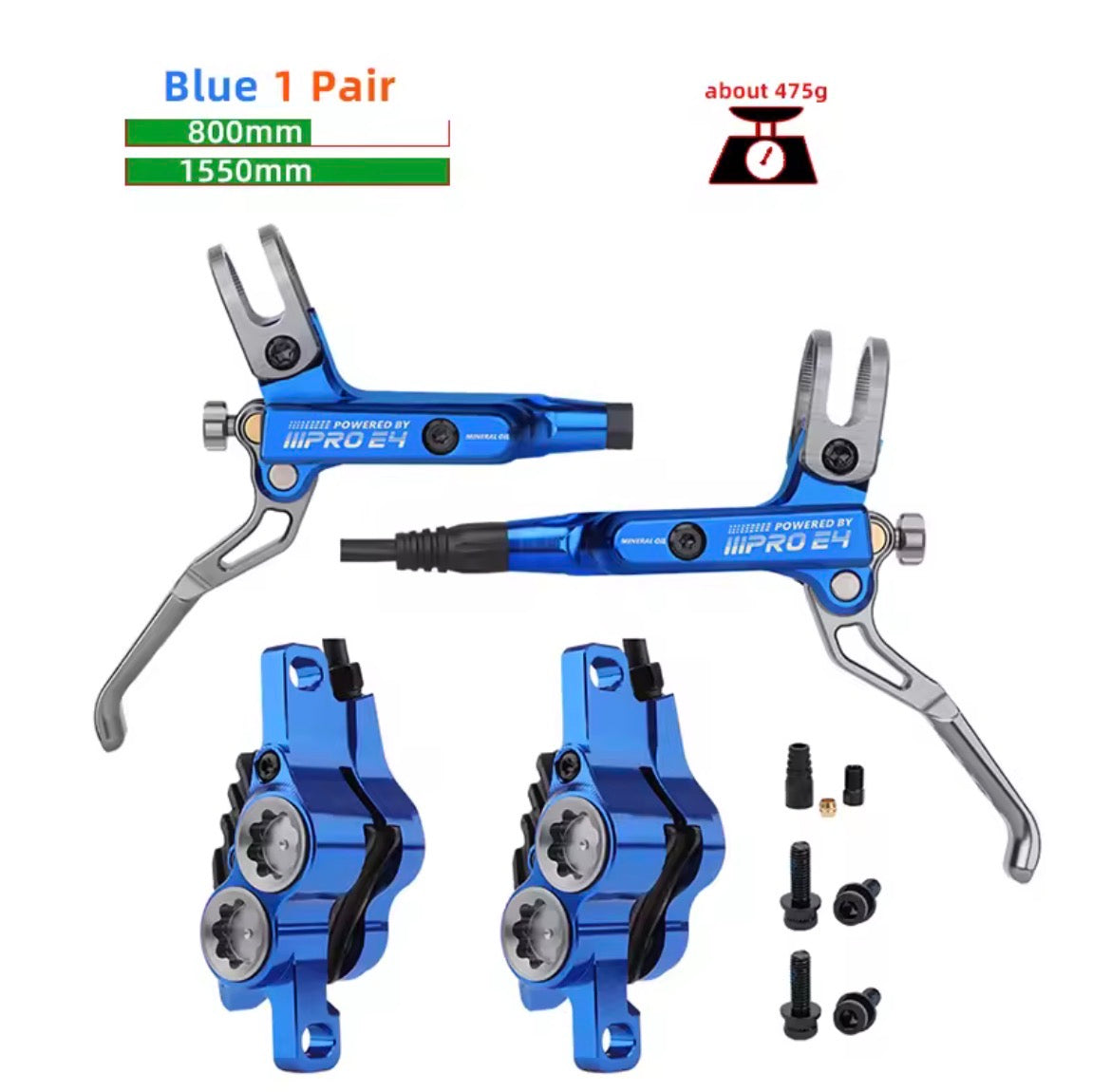 IIIPRO E4 Mountain Bike 4 Piston Hydraulic Brakes