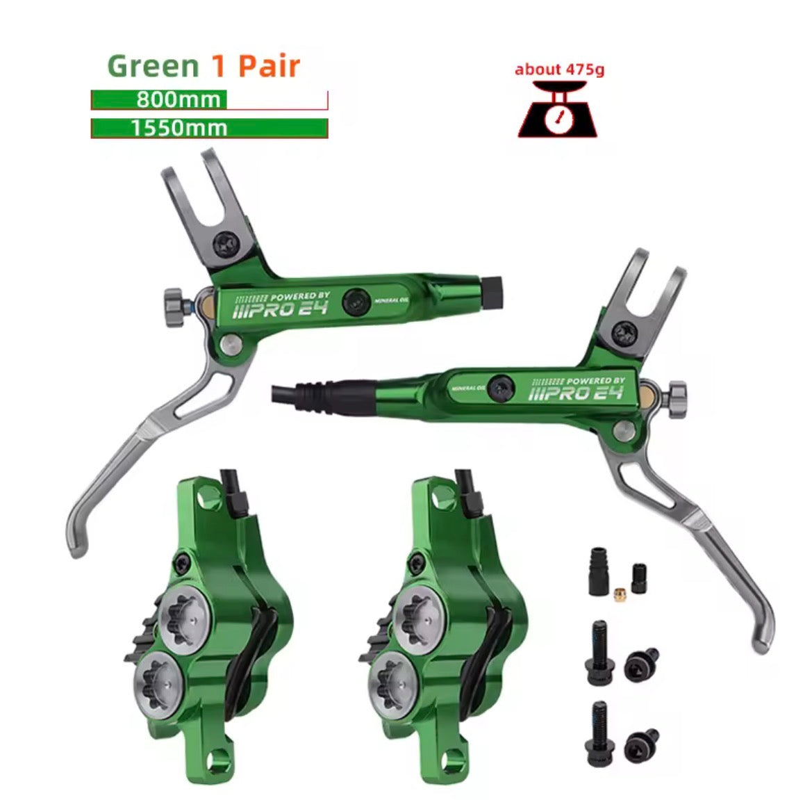 IIIPRO E4 Mountain Bike 4 Piston Hydraulic Brakes